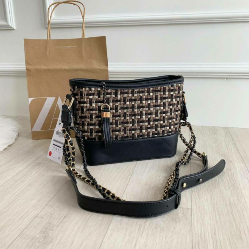 ZARA BAG SLEMPANG ORI / TAS ZARA ORI / TAS BRANDED / TAS IMPORT / TAS WANITA