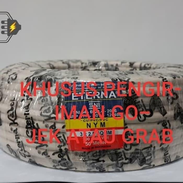 KABEL ETERNA NYM 3x2,5 / KABEL LISTRIK ETERNA NYM 3x2.5 |PER ROLL 50