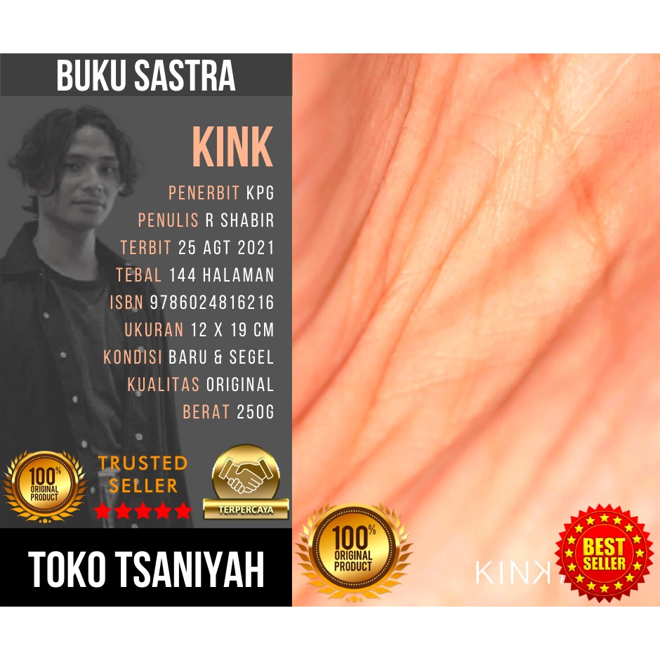 Buku Sastra Kink Ray Shabir Buku Literatur Klasik Buku Puisi Sajak Poem Poems