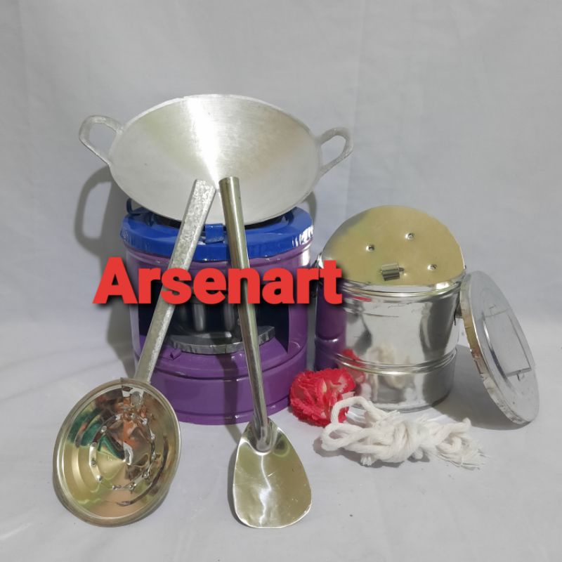 Mainan Masak Masakan Jadul Mainan Anak Alat Masak Tradisional Serba Mini Bisa Dipakai 5 Barang