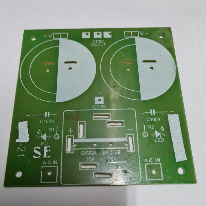 pcb power supply 2 elco  10000 uf
