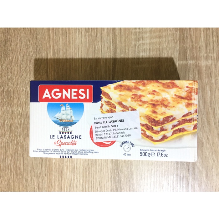 

PASTA-ANEKA- AGNESI LASAGNA 500GR -ANEKA-PASTA.