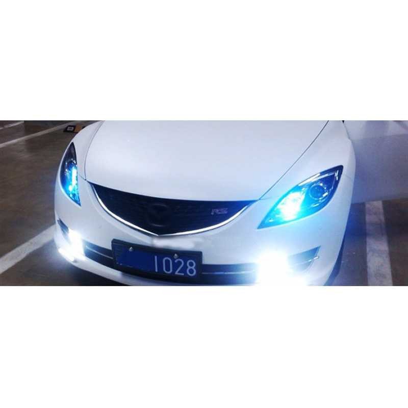 Lampu Mobil Headlight LED T10 W5W 2 COB 2 PCS - White