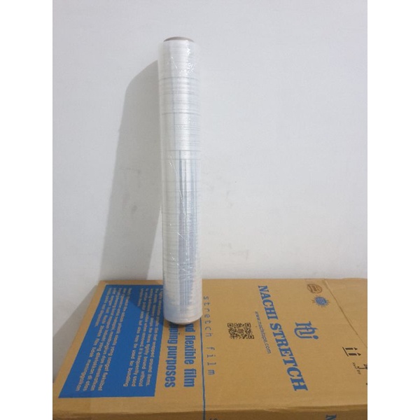 

stretch film Nachi lebar 50 cm bening putih plastik wrapping