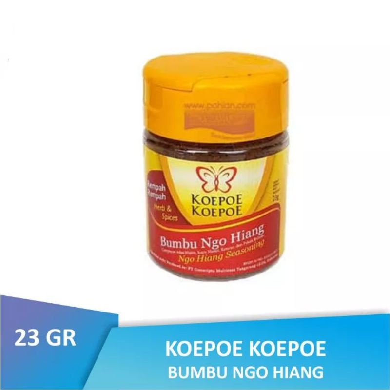 Koepoe Koepoe Bumbu Ngo hiang 23gr | kupu-kupu ngo hiong