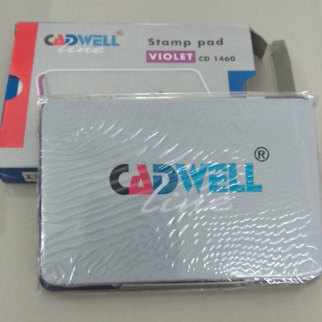 

Bak stempel / Stamp pad CADWELL LINE violet cd 1460