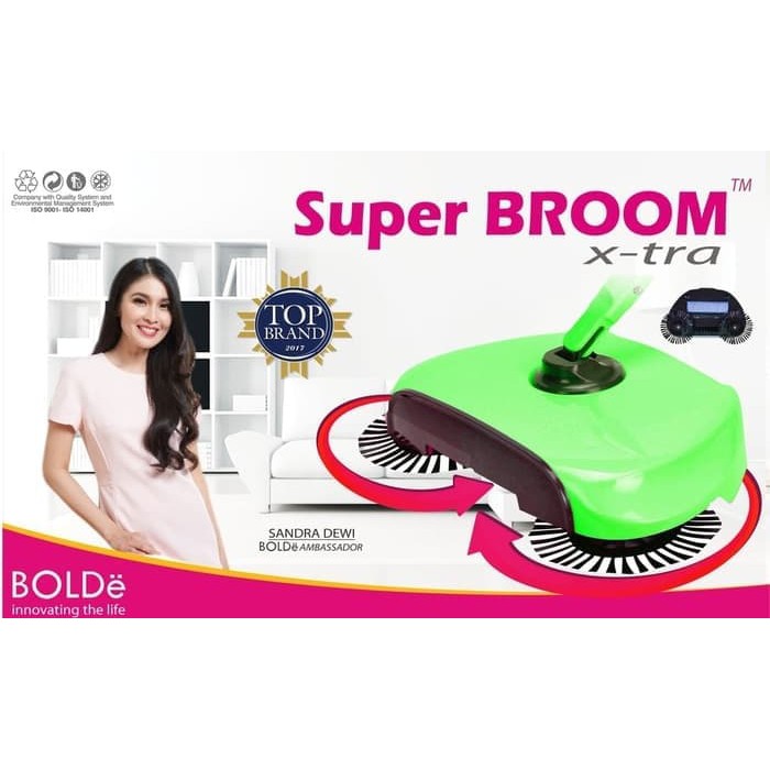 Sapu Otomatis Bolde SUPER BROOM BOLDE Original Bolde Sapu Ajaib Broom