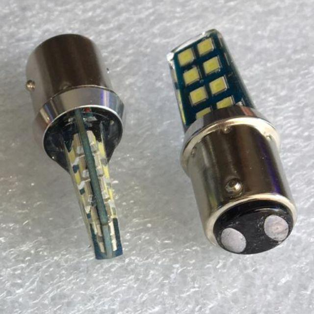 Lampu Led Rem 1157 Mobil Motor 16 Led Nyala Kedip-Putih