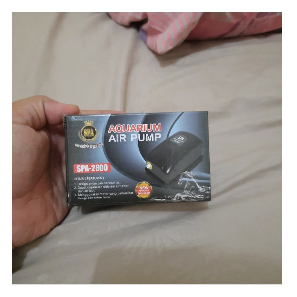 Aerator 1 Lubang SPA-2800 Mesin Airator Pompa Udara Air Pump Aquarium