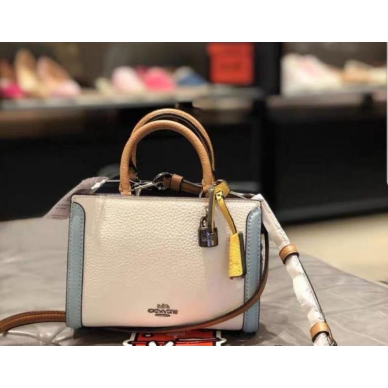 Coach Micro Zoe Crossbody in Colorblock Original 100%