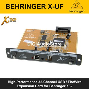 Behringer Behringer X-UF 32-Channel USB/FIREWIRE Expansion Card for X32 Digital Mixer 