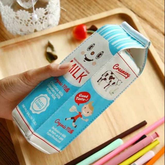 

Kotak Pensil Bentuk Kotak Susu