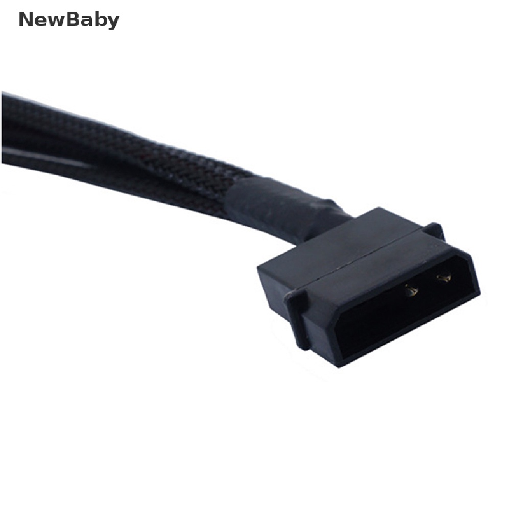 NewBaby Copper Molex 4 Way 3Pin/4Pin Computer Power Fan Splitter Adapter Cable 12V ID