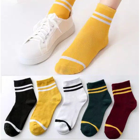 KAOS KAKI PANJANG 2 GARIS KAOS KAKI PANJANG MURAH IMPORT BISA COD/ Kaos Kaki Fashion / Kaos Kaki Motif