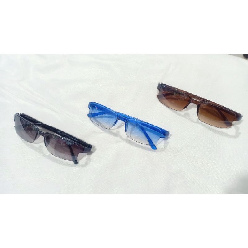 KACAMATA DEWASA FASHION/ GAYA COWOK/CEWEK WARNA HITAM| BIRU| COKLAT KACAMATA ANTI SILAU TC116