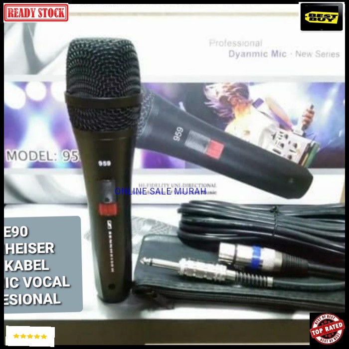 G90 Sennheiser mic kabel mik cable microphone karaoke dynamic profesional pro kabel cable GOLDEN legendary GOLD song musik senheizer senheiser audio sound system pengeras suara legendaris G90   Bisa SEGALA JENIS AUDIO SOUND  TERBUAT DARI BESI METAL  1 Mic