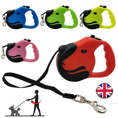 Retractable Dog Leash 2 Harness Tali Tuntun Hewan Anjing Auto Flexible automatic