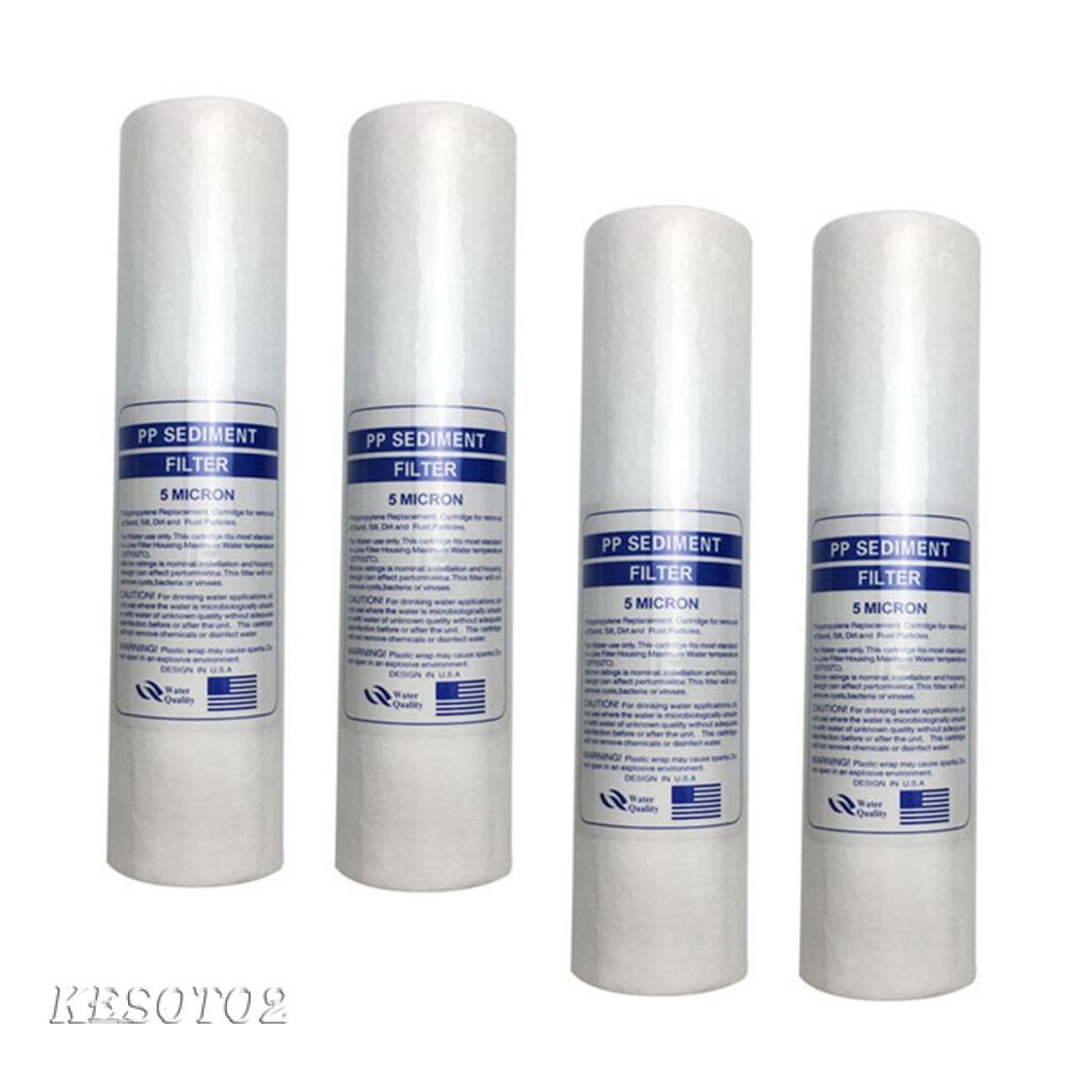 10 Inch 5-Micron Sediment PP Cotton Filter System For Water Purifier Quality