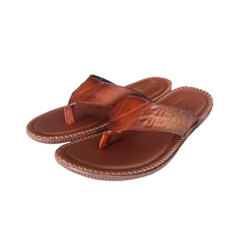 Sandal pria/sandal kulit/sandal japit kulit/sandal kasual/sandal slip on/sandal original/termurah/sandal cod/bayar ditempat