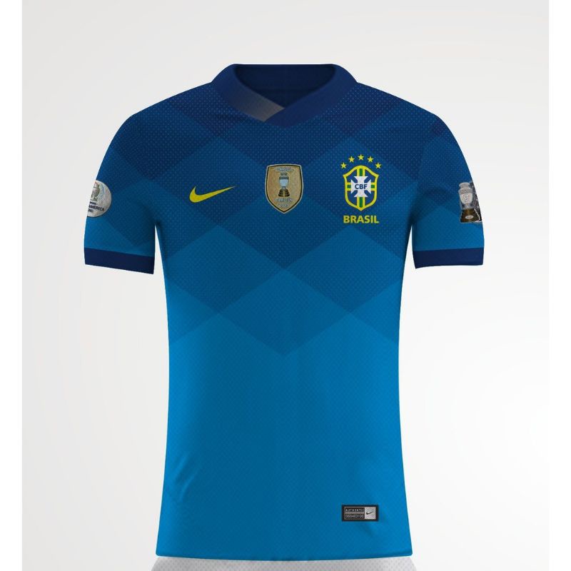 JERSEY BRAZIL HOME AWAY 2021 FULL PRINTING DRYFIT