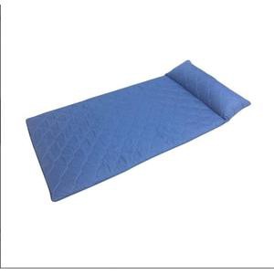 The Luxe Camping Mattress with Pillow - Blue [90x190 cm]