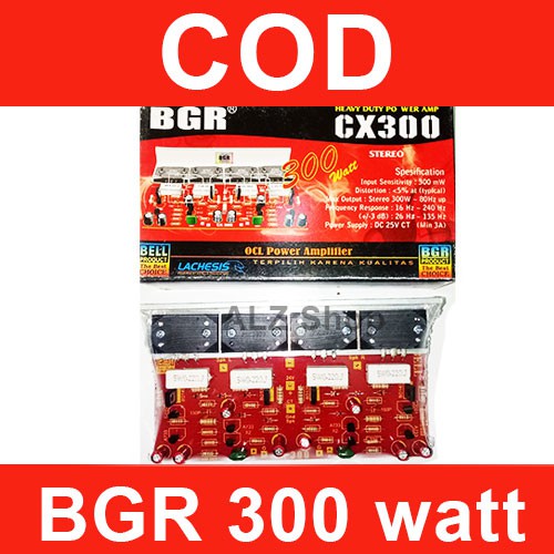 BGR CX300 Power OCL Ampifier 300watt COD