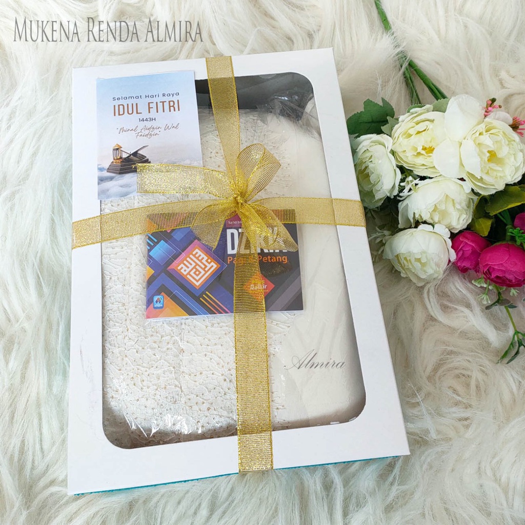 Mukena Mukenah Dewasa  Polos Premium Griyaraditya Almira  Renda Adem Hampers