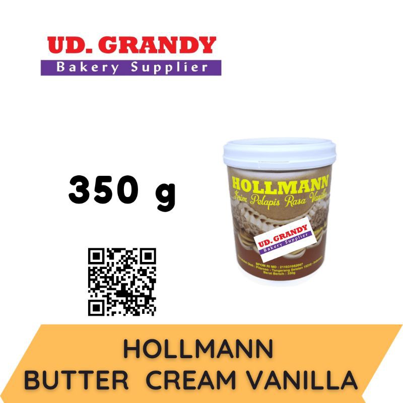 

Hollmann Butter Cream 350g (Siap Pakai)