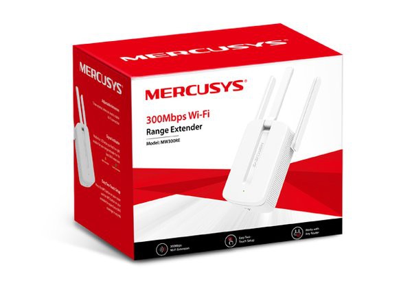 Mercusys MW300RE 300Mbps Wi-Fi Range Extender Repeater