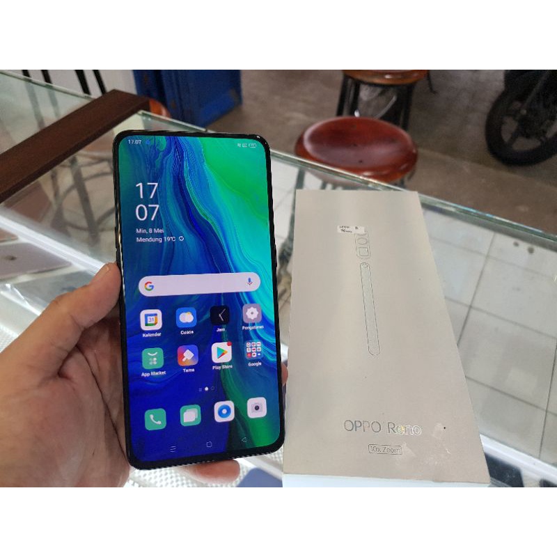 Oppo Reno 10X Zoom 8/256GB Fullset no Hdst ( tanpa minus dan kendala)