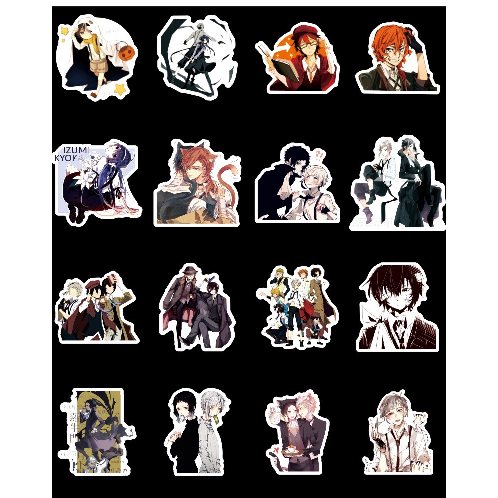 BSD001 – Sticker / Stiker / Stationay /Alat Tulis Anime Manga Cosplay Jepang Bungou Stray Dogs