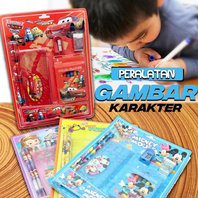 

PERALATAN SET MENGGAMBAR KARAKTER