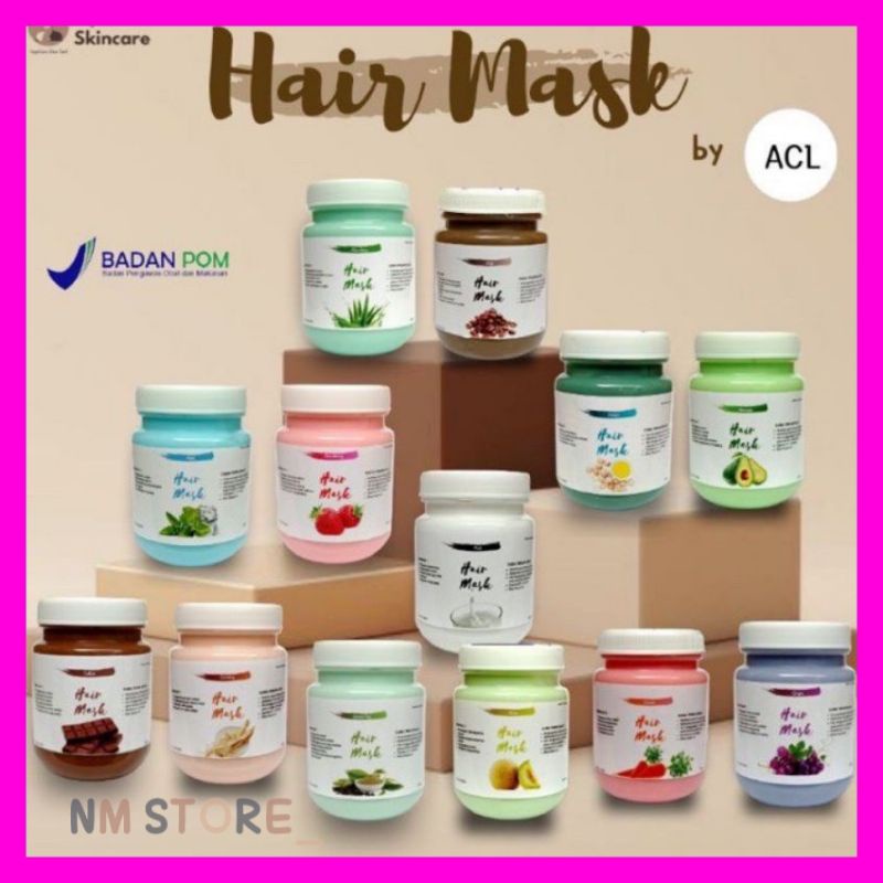 ( BPOM ) Hair Mask Creambath/Masker Rambut Murah ala salon