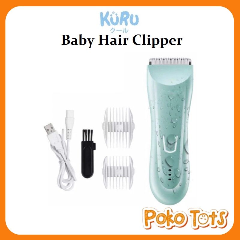 Kuru Electric Baby Hair Clipper Alat Cukur Rambut Bayi Elektrik WHS