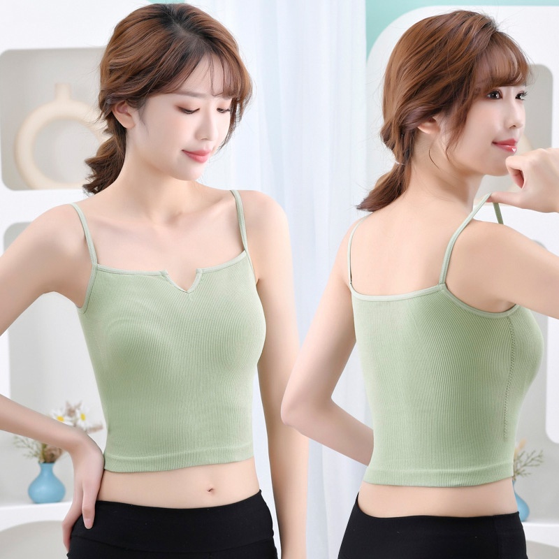 Honesty -193 Tanktop Bra Fashion Gym Bra Olahraga Wanita Tanpa Kawat Import