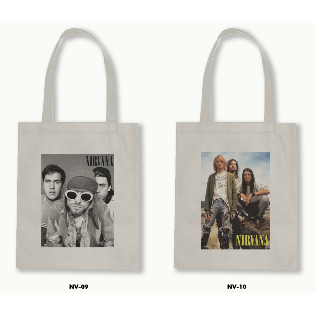 TOTE BAG BLACU - NIRVANA