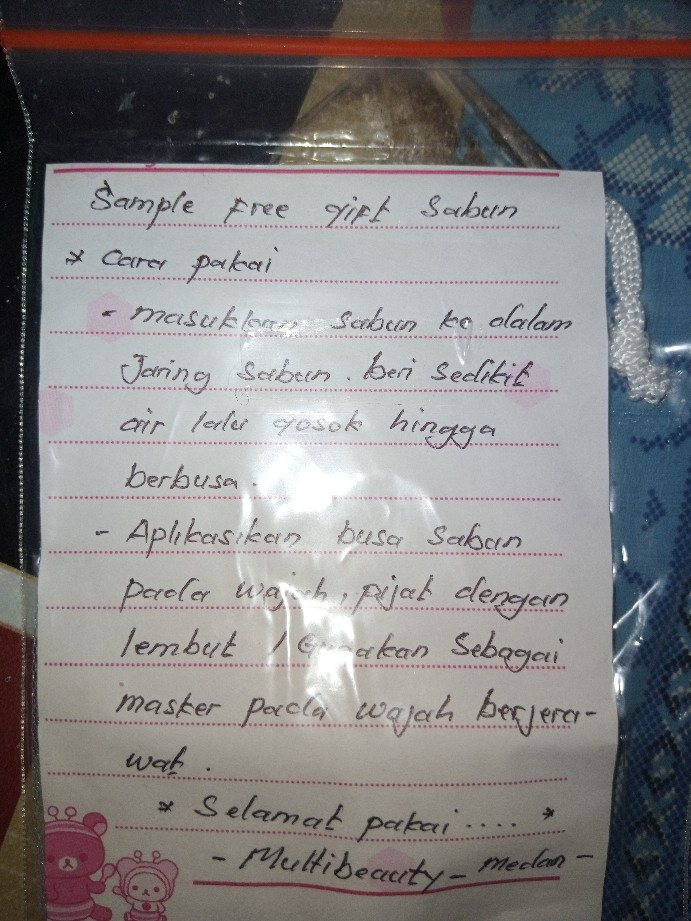 Foaming Net/jaring Sabun - Medan