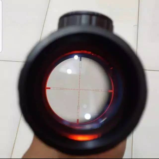 BSA 3-9x40 Tutup Flip Biru Reticle HK