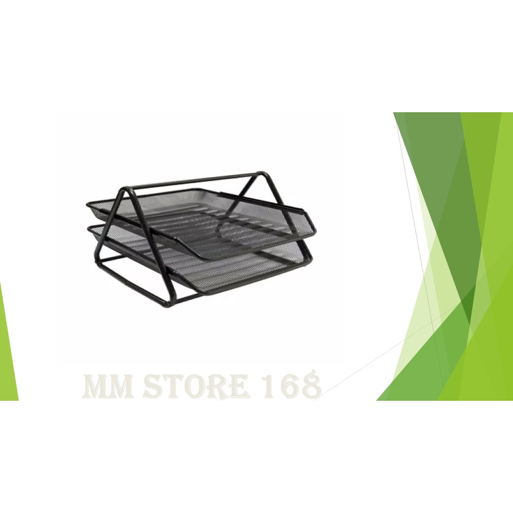 

Letter Tray / Bak Surat Jaring Besi 2 Susun