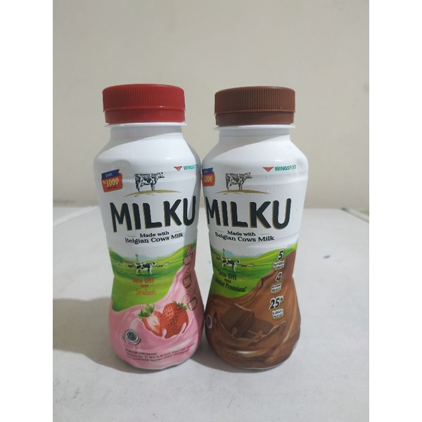 Milku Coklat Milku Strawberry 200 ml