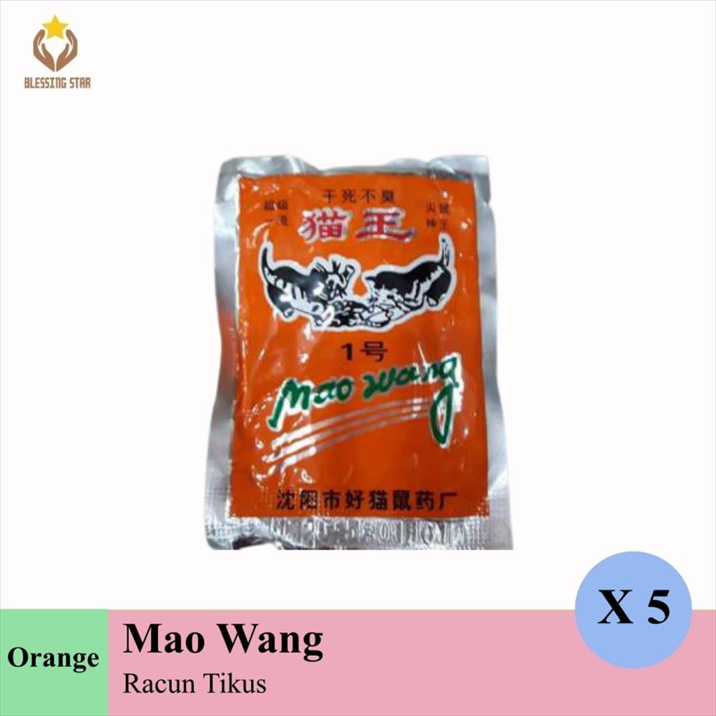 Paket X5 Maowang Orange racun tikus