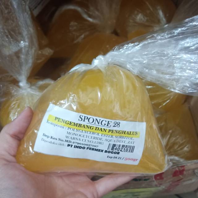 

500 gr Sponge 28 pengembang dan pelembut kue
