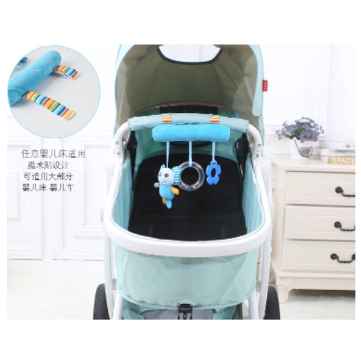 BSS Mainan Gantungan Stroller ranjang Bayi Bunyi Bib Bib Dan Krincing