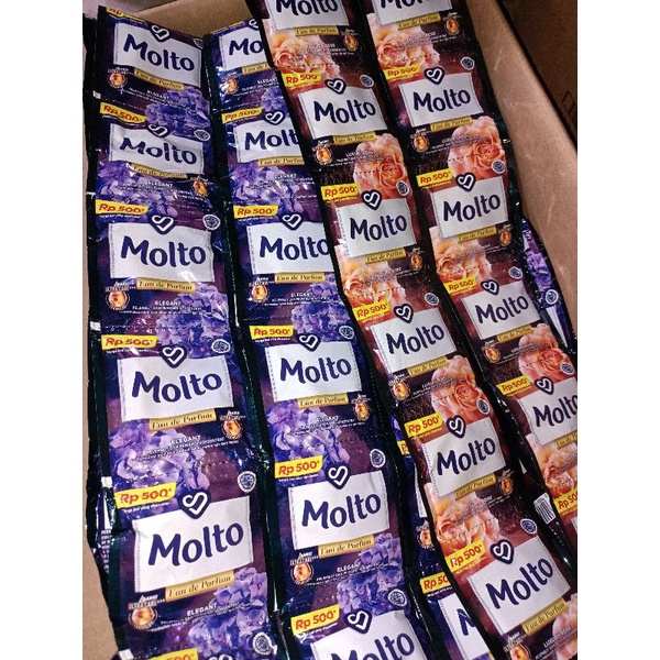 Molto pakaian 1 renceng 13 sachet promo