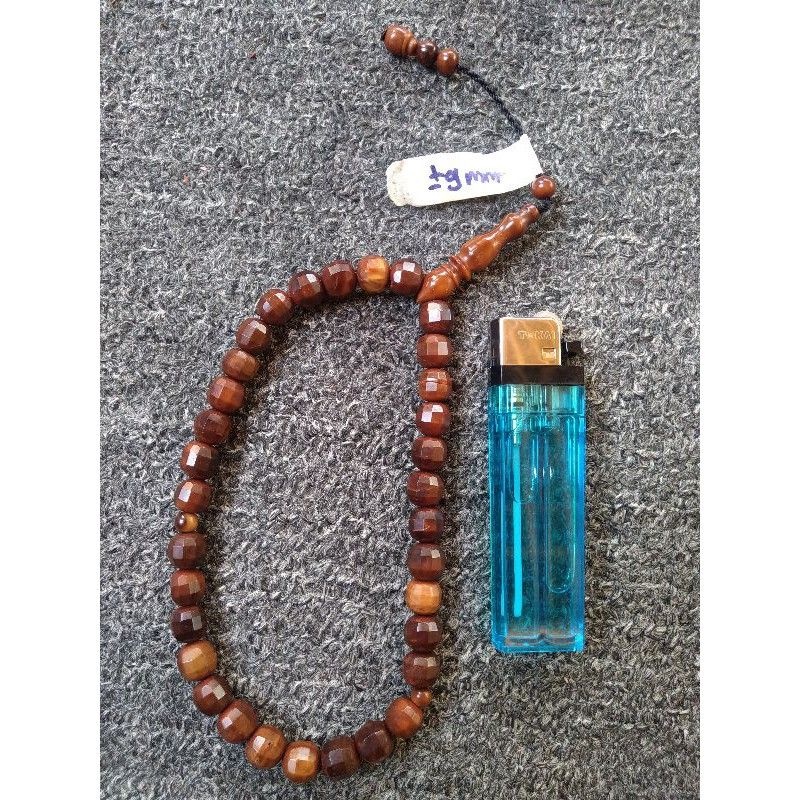 tasbih kokka motif cuting 33 butir ± 9 mm ( 9mm )