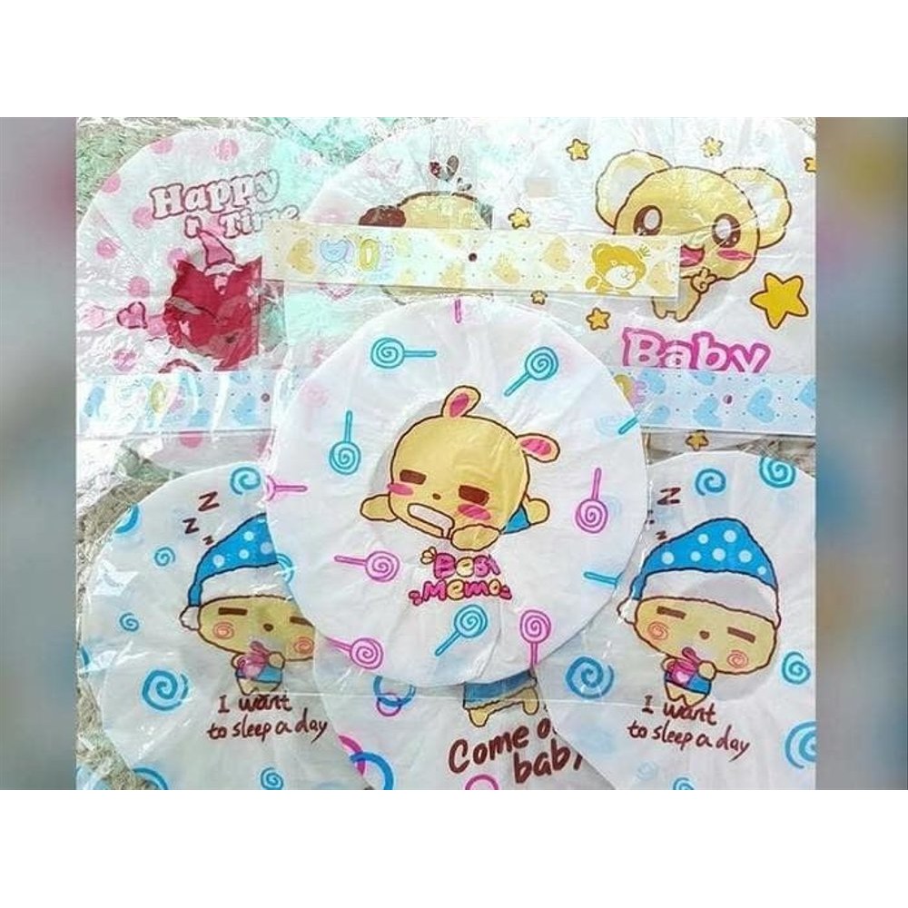 Alat tutup kepala topi penutup rambut kepala saat mandi semir masker keramas