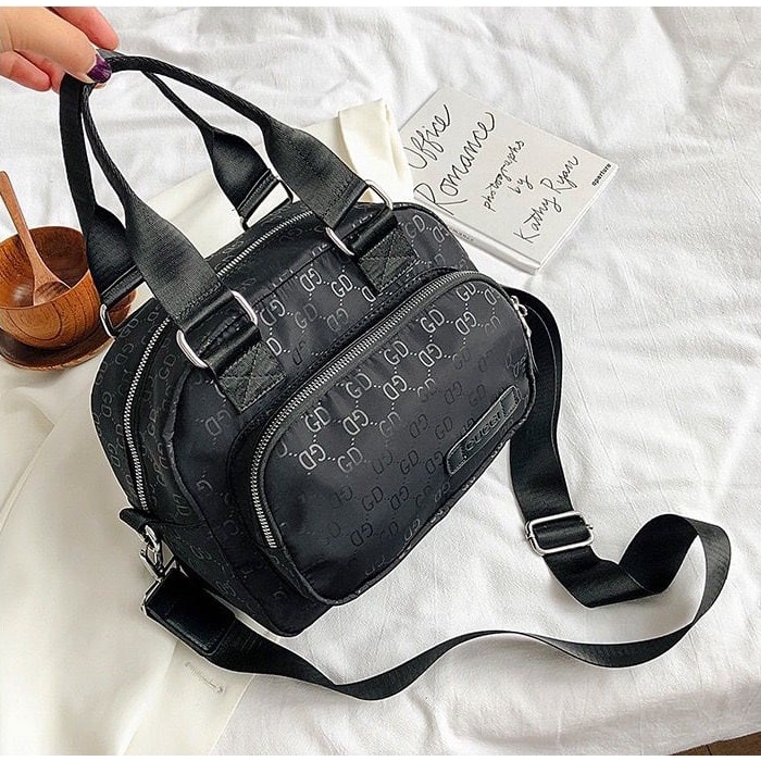 CR 7692 LT 1873 RISCE TAS HAND BAG NILON IMPORT WANITA CEWEK PEREMPUAN JAKARTA BATAM EL 5903