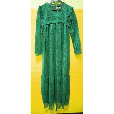 PL Gamis Brokat Emerald Citra Kebaya Jkt