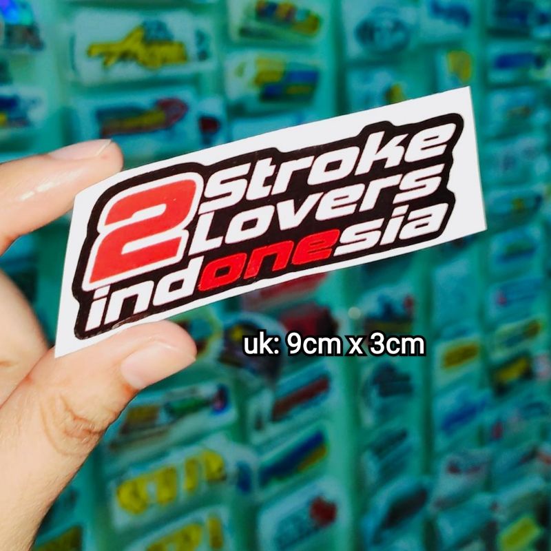 sticker printing 2STROKE LOVERS INDONESIA