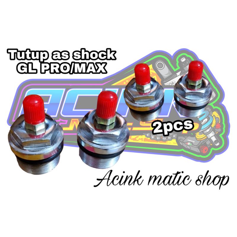 Baut Mur Tutup As Shock GL PRO MAX Tutup As Shock GL PRO MAX Set kanan Kiri